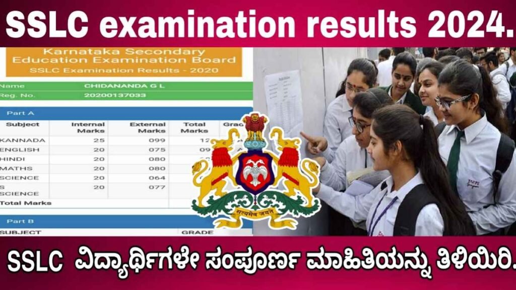 Karnataka SSLC Examination results